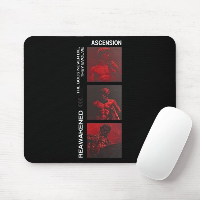 Tapis De Souris Black Mousepad  (Avec souris)