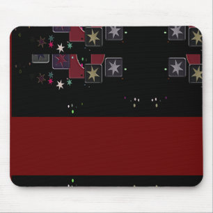 Tapis De Souris Black Mousepad Stars