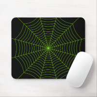 Black neon vert toile d'araignée Halloween motif