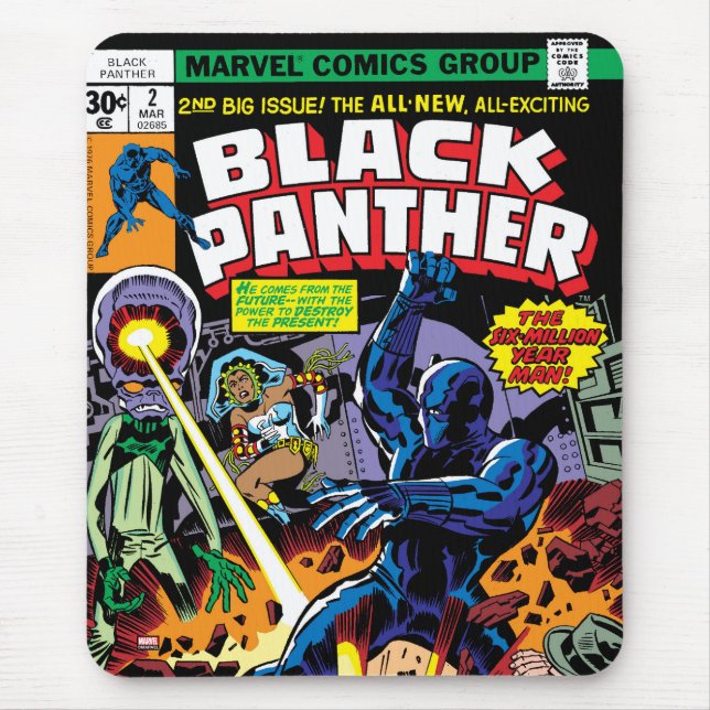 Tapis De Souris Black Panther Vol 1 Numéro 2 Couverture comique (Devant)