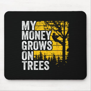 Tapis De Souris Blagues d'arboriculteur Hommes grimpeur d'arbres M