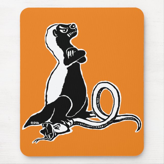 Tapis De Souris Blaireau de miel (Devant)