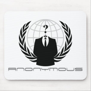Tapis De Souris Blanc anonyme de Mousepad