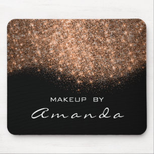 Tapis De Souris Blanc de noir d'en cuivre de maquillage de studio