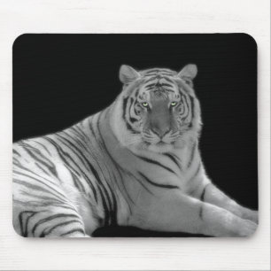 Tapis de souris blanc de tigre