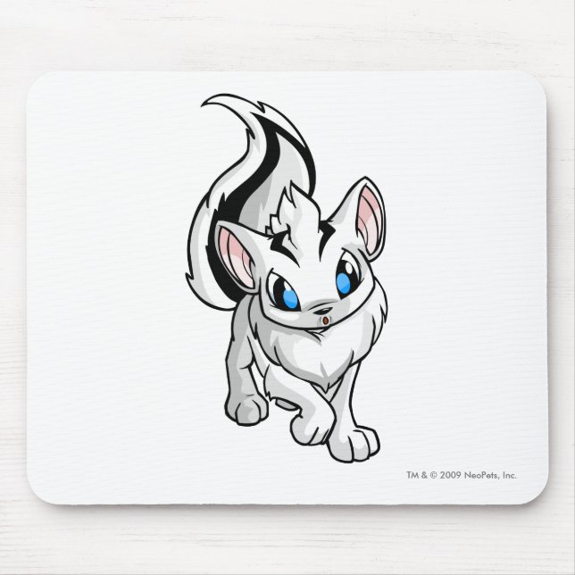 Tapis De Souris Blanc de Xweetok (Devant)