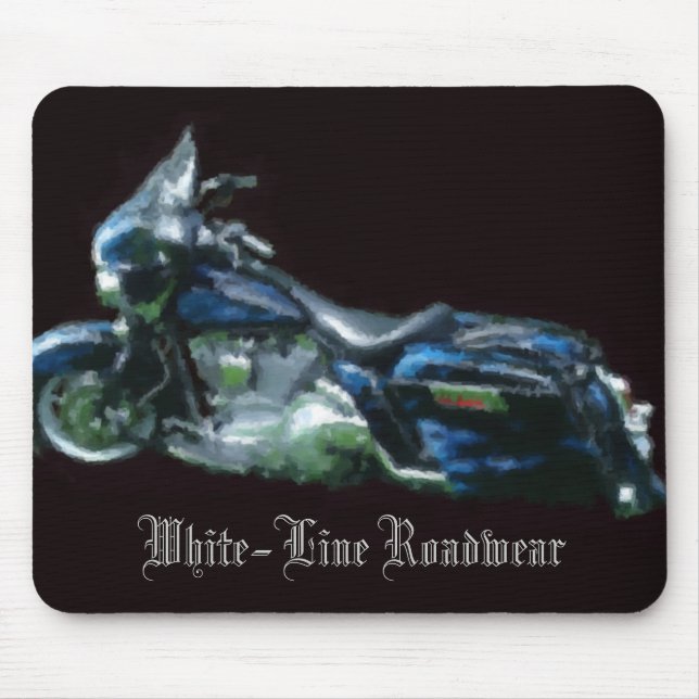 Tapis De Souris Blanc-Line Mousepad (Devant)