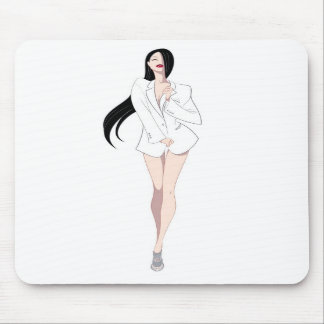 Tapis De Souris Blanc Mousepad de Tux
