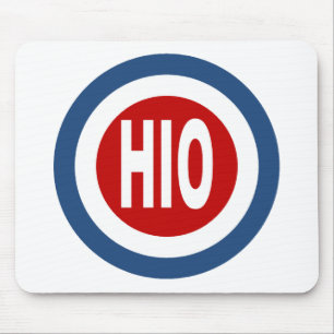 Tapis de souris blanc OHIO Mouse Pad