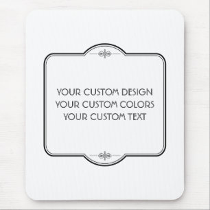 Tapis De Souris BLANC Votre Design Ici -