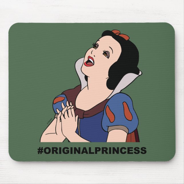 Tapis De Souris Blanche | #Princesse d'origine (Devant)