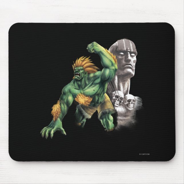 Tapis De Souris Blanka contre Dhalsim (Devant)
