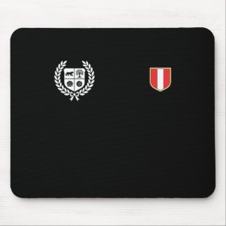 Tapis De Souris Blason de football Enfants Latino Footll Bouclier 