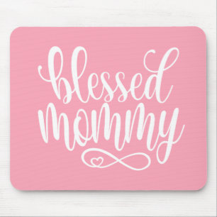 Tapis De Souris Blessed Mommy Mother's Day Quote Mousepad
