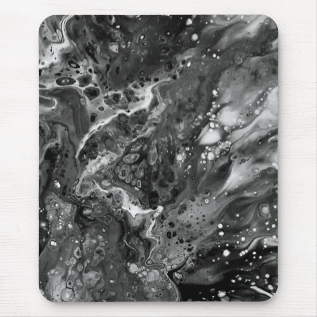 Tapis De Souris Bleu abstrait. (Devant)