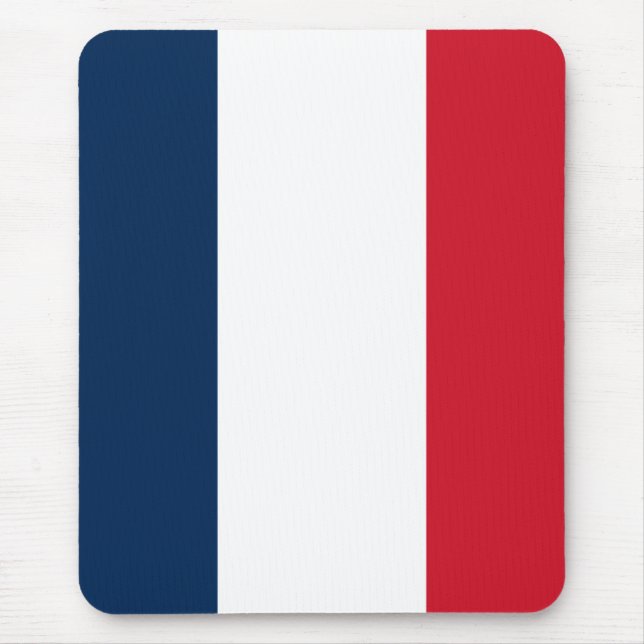 Tapis De Souris Bleu, Blanc, Rouge : L'Art de la France (Devant)