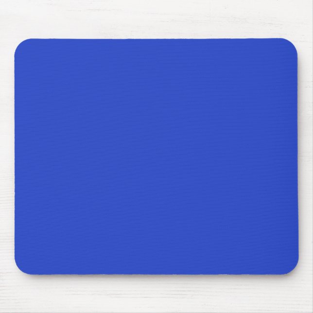 Tapis De Souris Bleu bleu (couleur solide)  (Devant)