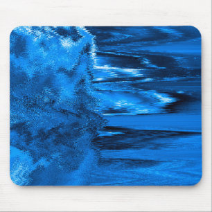 Tapis De Souris Bleu brillant fondu