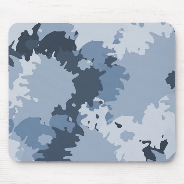 Tapis De Souris Bleu Camo (Devant)