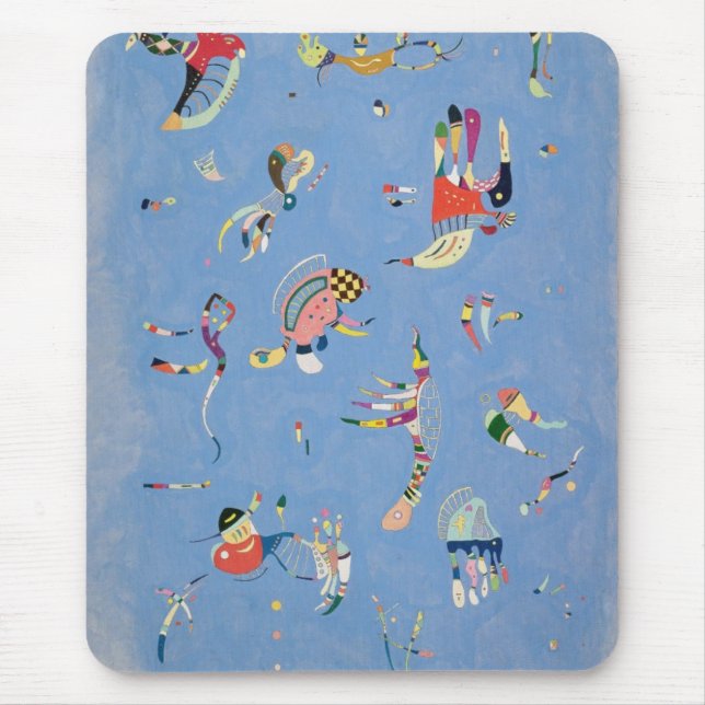 Tapis De Souris Bleu de ciel (Devant)