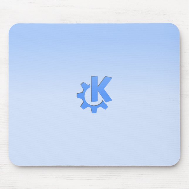 Tapis De Souris Bleu de KDE (Devant)