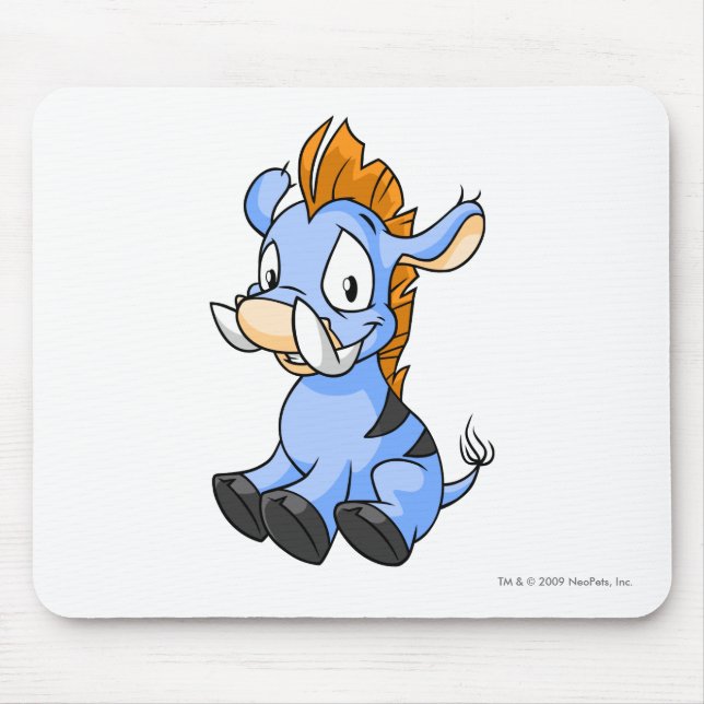 Tapis De Souris Bleu de Moehog (Devant)