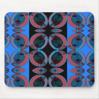 Tapis de souris bleu de motif