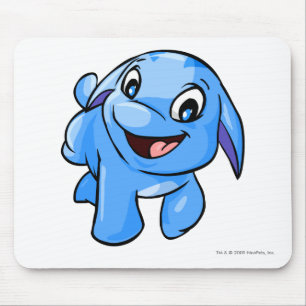 Tapis De Souris Bleu de Poogle