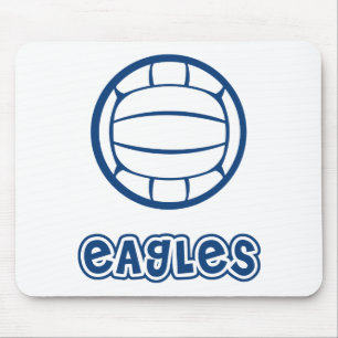 Tapis De Souris Bleu de volleyball d'Eagles
