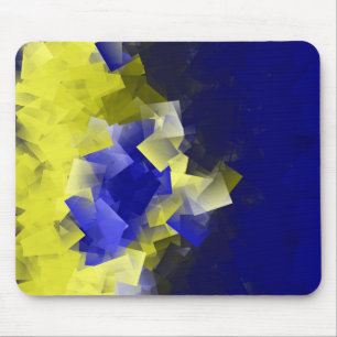 Tapis De Souris Bleu et jaune