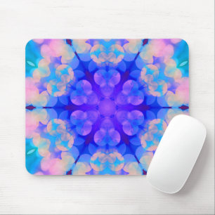 Tapis De Souris Bleu et rose pastel