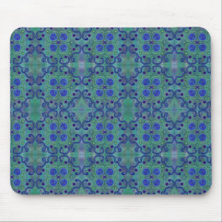 Tapis De Souris Bleu et vert