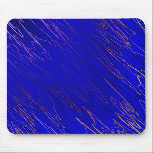 Tapis De Souris Bleu marbré