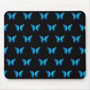 Tapis De Souris Bleu Papillons par magasin.
