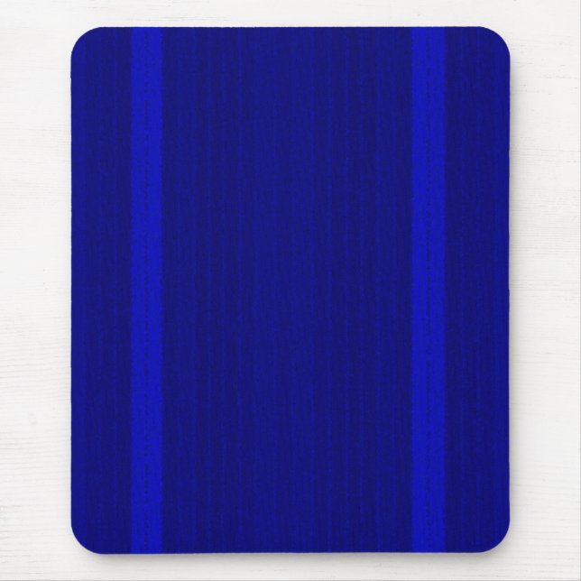 Tapis De Souris Bleu Stripes Mousepad (Devant)