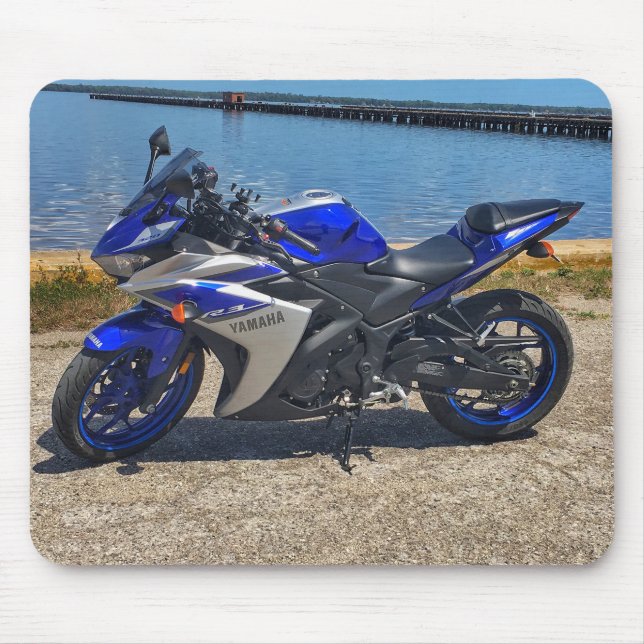 Tapis De Souris Bleu Yamaha (Devant)