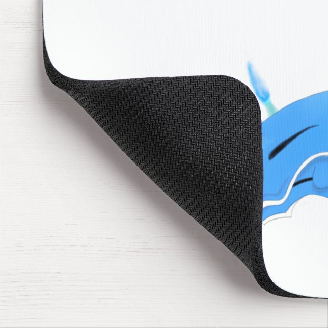 TAPIS DE SOURIS BLEUE DE MER BLEU (Coin)