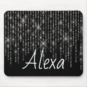 Tapis De Souris Bling en pierre avec nom