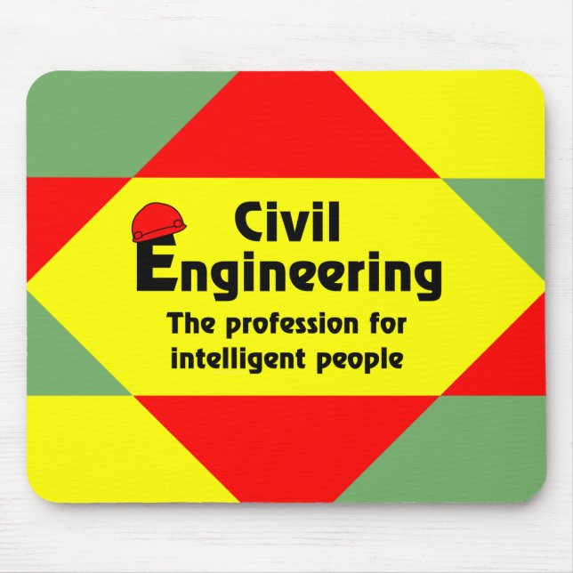 Tapis De Souris Bloc Smart Civil Engineer (Devant)