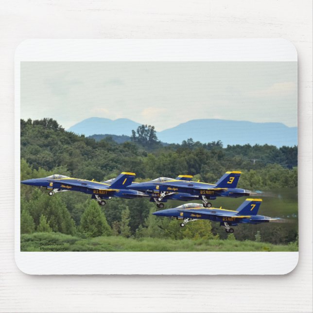 Tapis De Souris Blue Angels dans la vallée de l'Hudson (Devant)