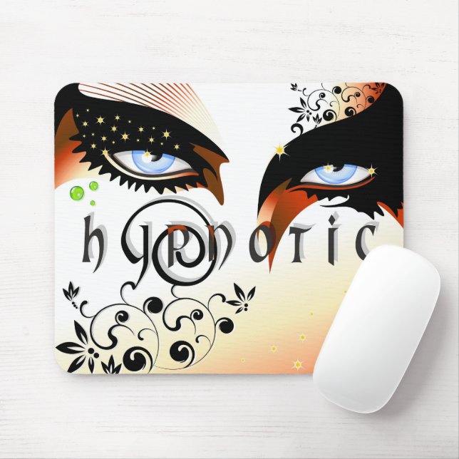 Tapis De Souris Blue Eyes Mode maquiller (Avec souris)