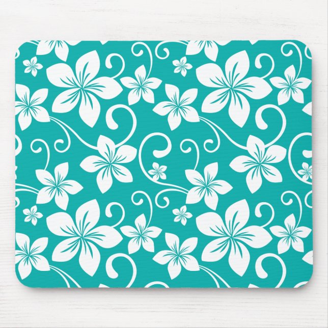 TAPIS DE SOURIS BLUE HAWAII (TURQUOISE) (Devant)