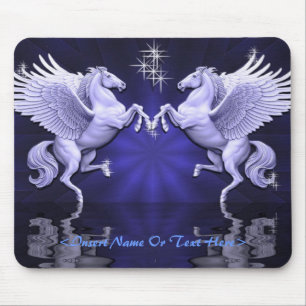 Tapis De Souris Blue Pegasus Réflexions Pad Souris