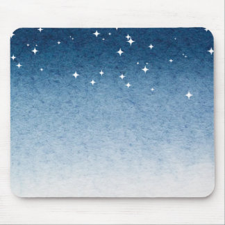 Tapis De Souris Blue Starry Gradient Mousepad