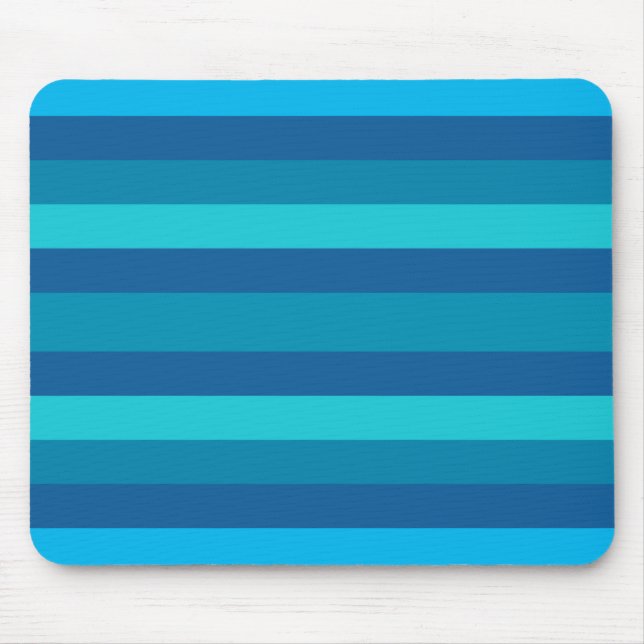 Tapis De Souris Blue Stripes mousepac personnalisé (Devant)