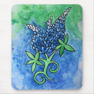Tapis De Souris Bluebonnets du Texas