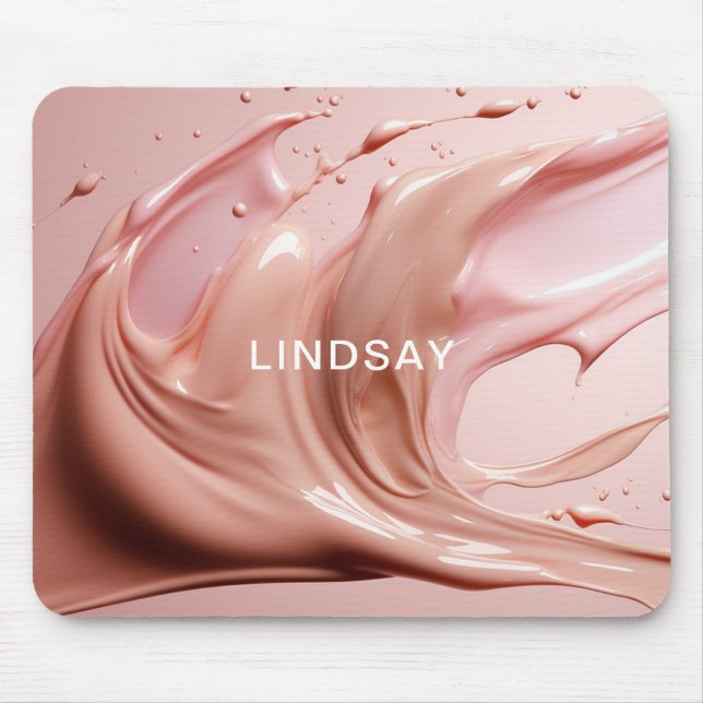 Tapis De Souris Blush Pink Beauty  (Devant)