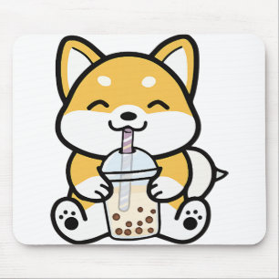 Tapis De Souris Boba Corgi, Corgi Boba, Boba Shiba, Shiba, Corgi