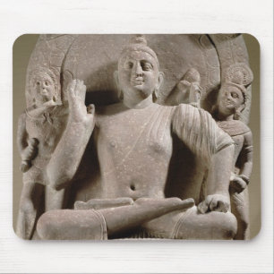 Tapis De Souris Bodhisattva posé, Mathura (grès rouge)