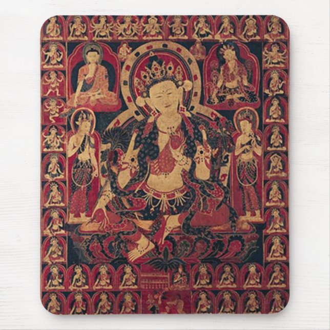 Tapis De Souris Bodhisattva tibétain (Devant)